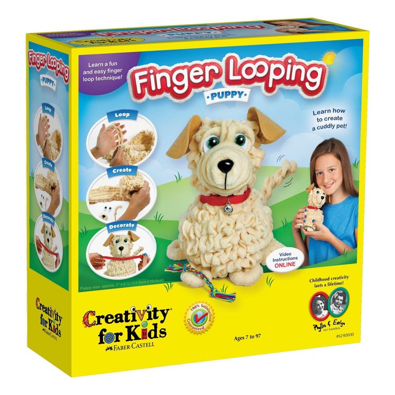 Creativity for Kids Finger Looping Puppy Craft Kit
