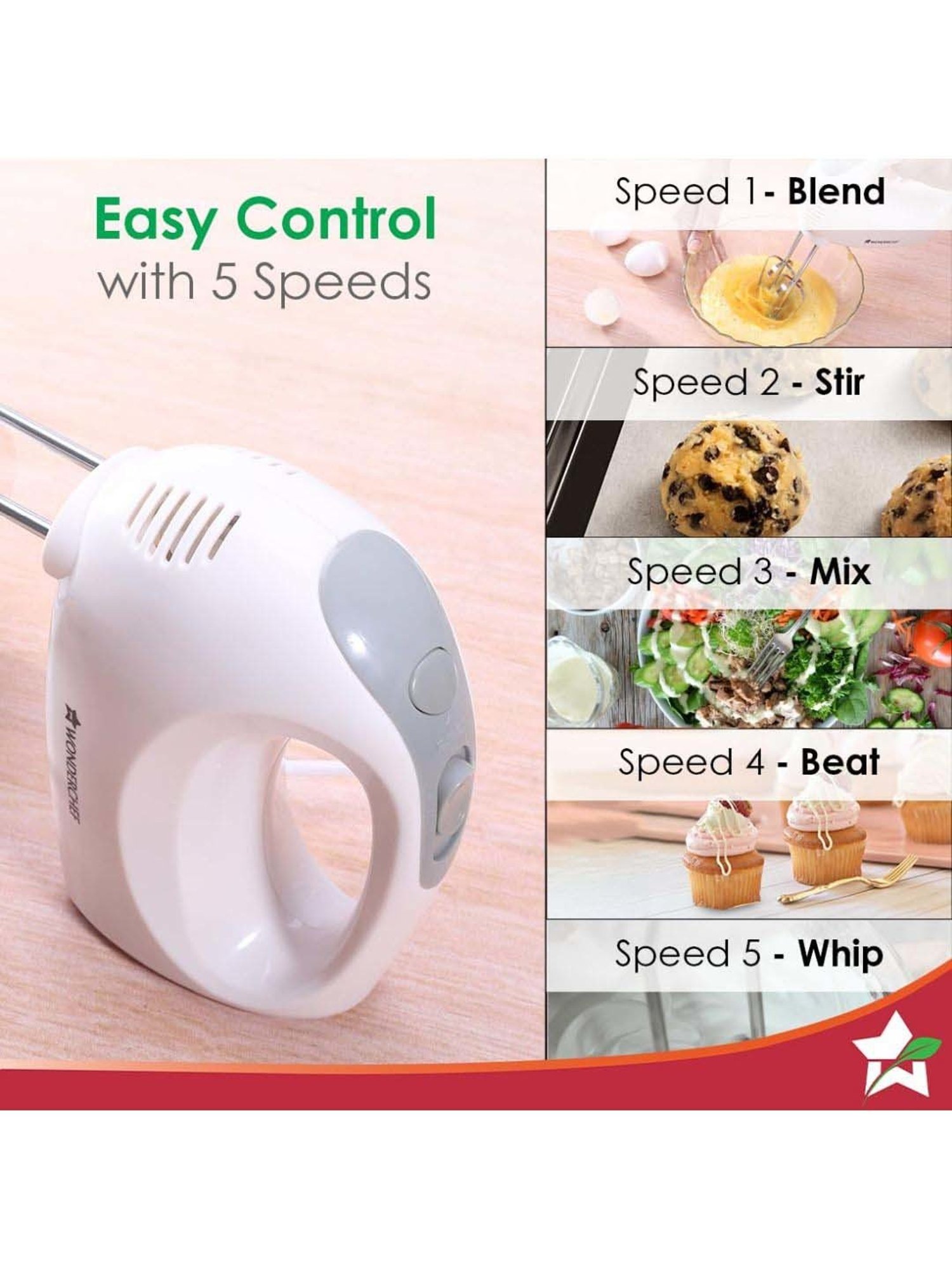 Inalsa 1200W Hand Blender