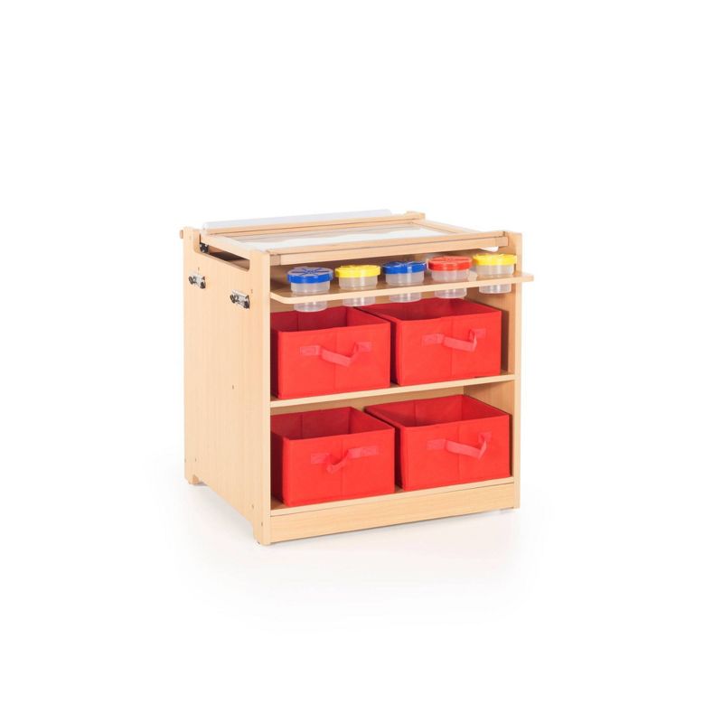 Kids' Desk to Easel Art Cart - Guidecraft
