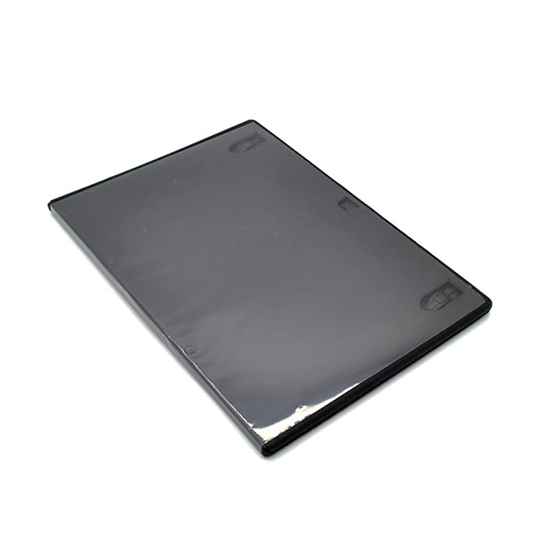 7mm Slim Black Single CDDVD Case 100 Pieces Pack