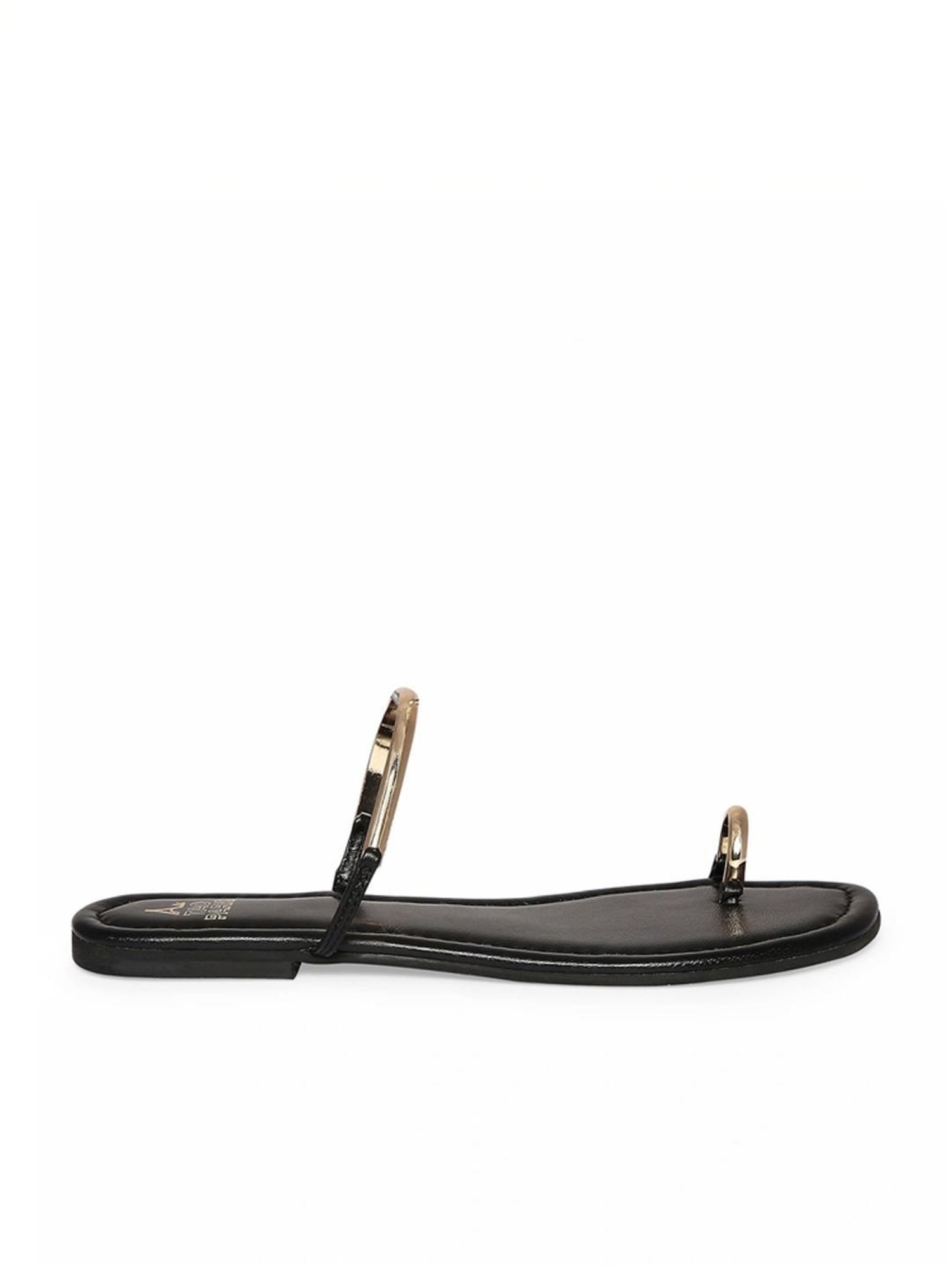 Tao Paris Women's Saylina Black Toe Ring Sandals