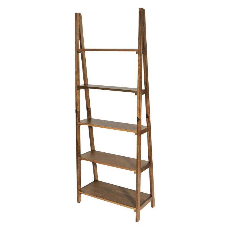 72.25" Bandon Ladder Bookshelf Ginger Brown - OSP Home Furnishings