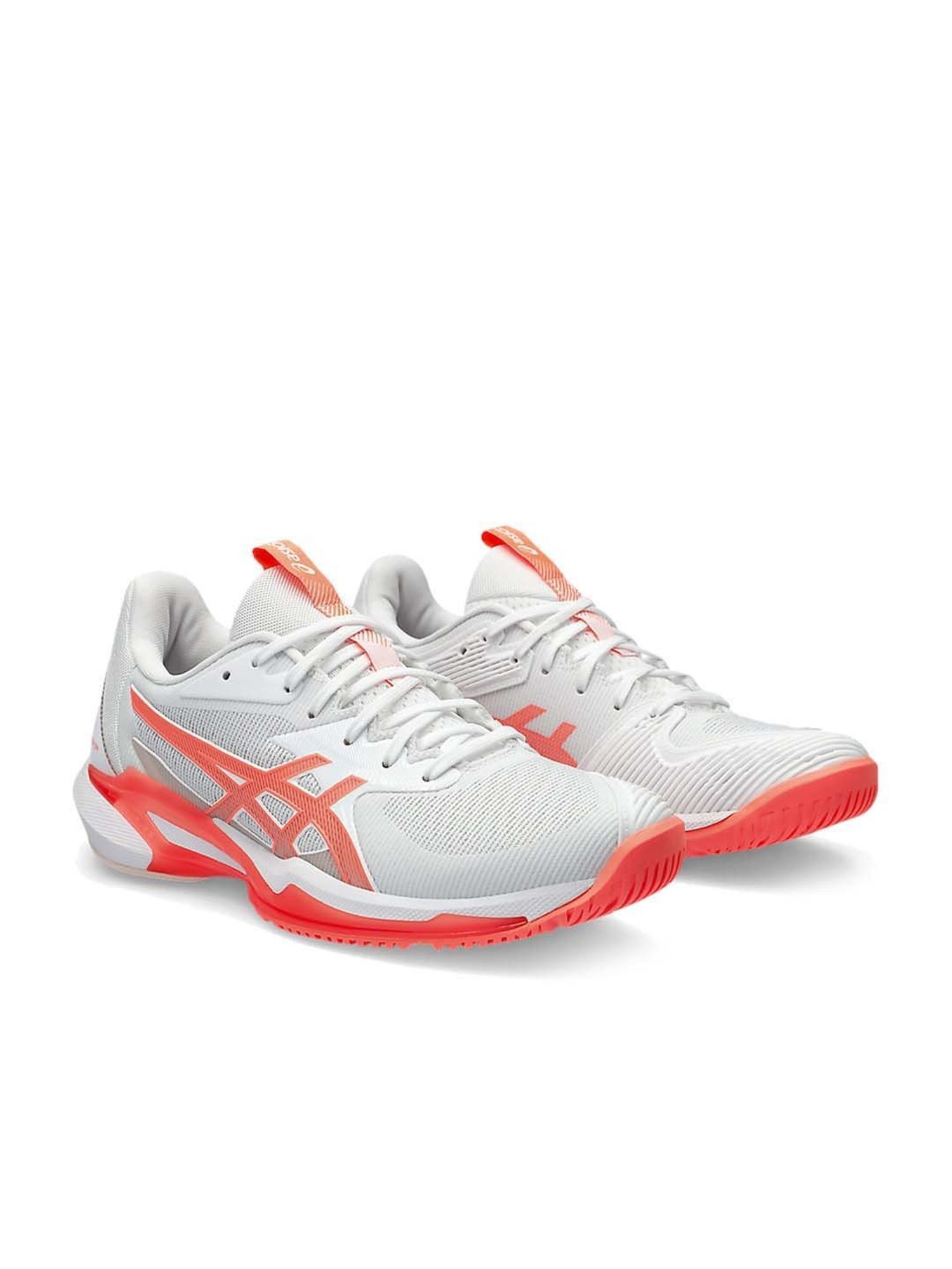Asics Women's Solution Speed FF 3 White Tennis Shoes