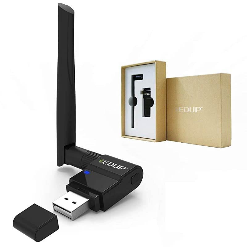 USB WiFi Adapter Dual Band Wireless Network Adapter 80211 AC 24G5G USB WiFi Dongle with Extender Antenna Compatible with Windows XPVista 78110 Mac OS X 1071015