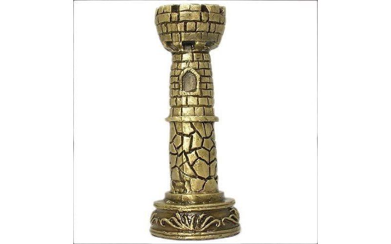 WE Games Medieval Chessmen - Pewter - King measures 3.5 in.