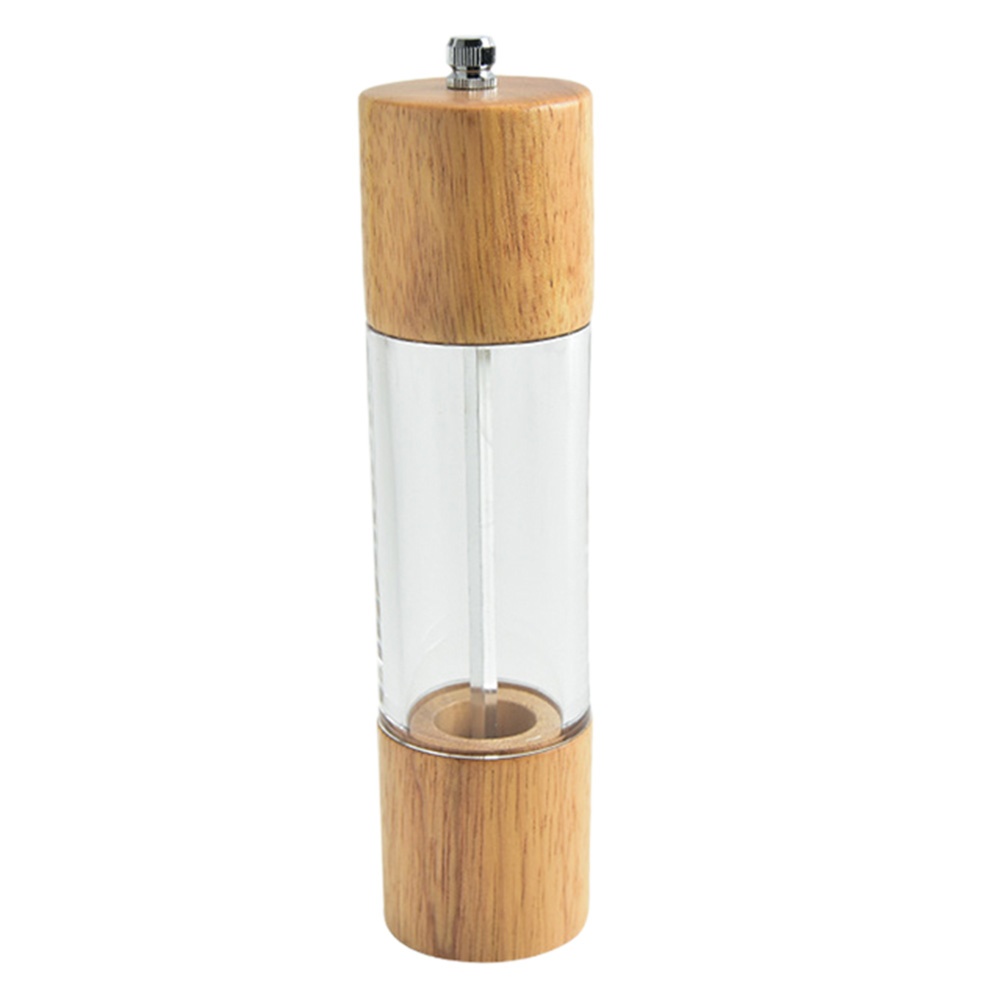 1pc Pepper Mills Storage Container Transparent Pepper Grinder Seasoning Bottle