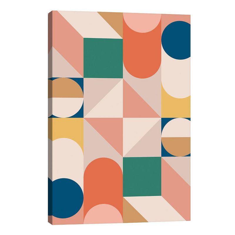 Modern Geometric xIIIA by the Old Art Studio Unframed Wall Canvas - iCanvas
