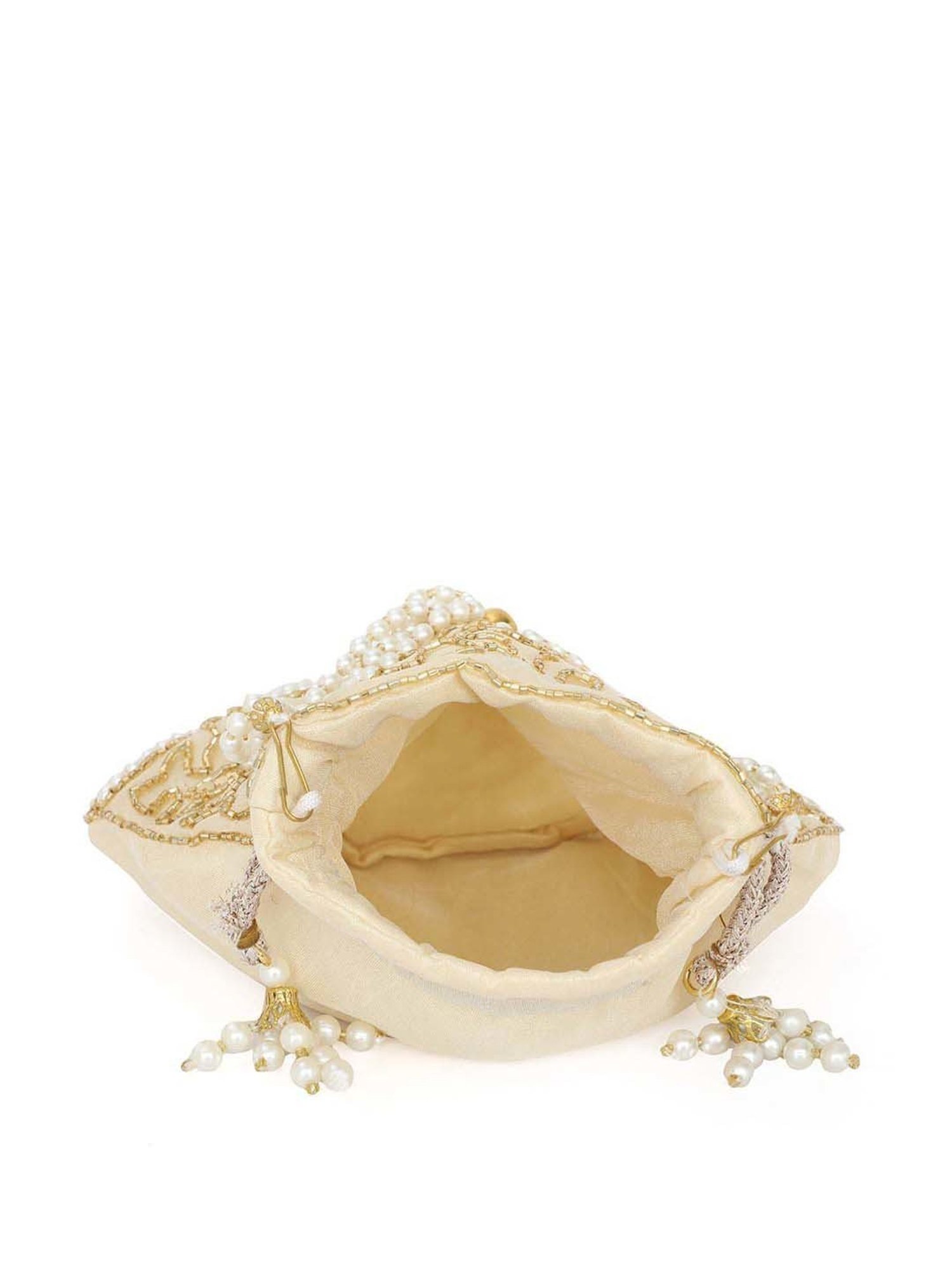 Gaurapakhi Golden Embellished Potli