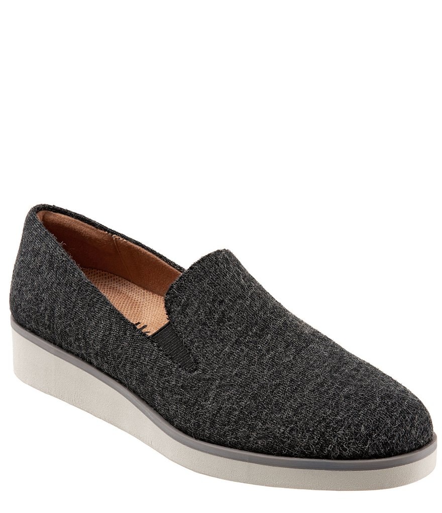 SoftWalk Whistle Textile Wedge Slip-On Sneakers