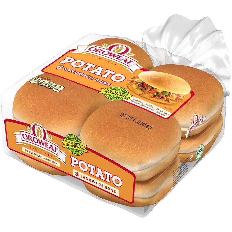 Oroweat Potato Sandwich Buns - 15oz