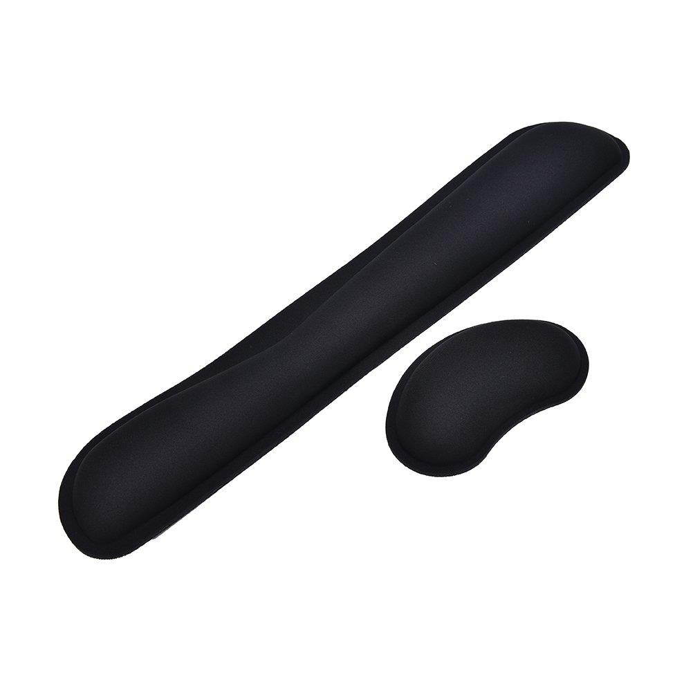 Leyouyou520 Black PC Keyboard Cushion Foam Pad Wrist Arm Hands Rest Support Comfort Platform