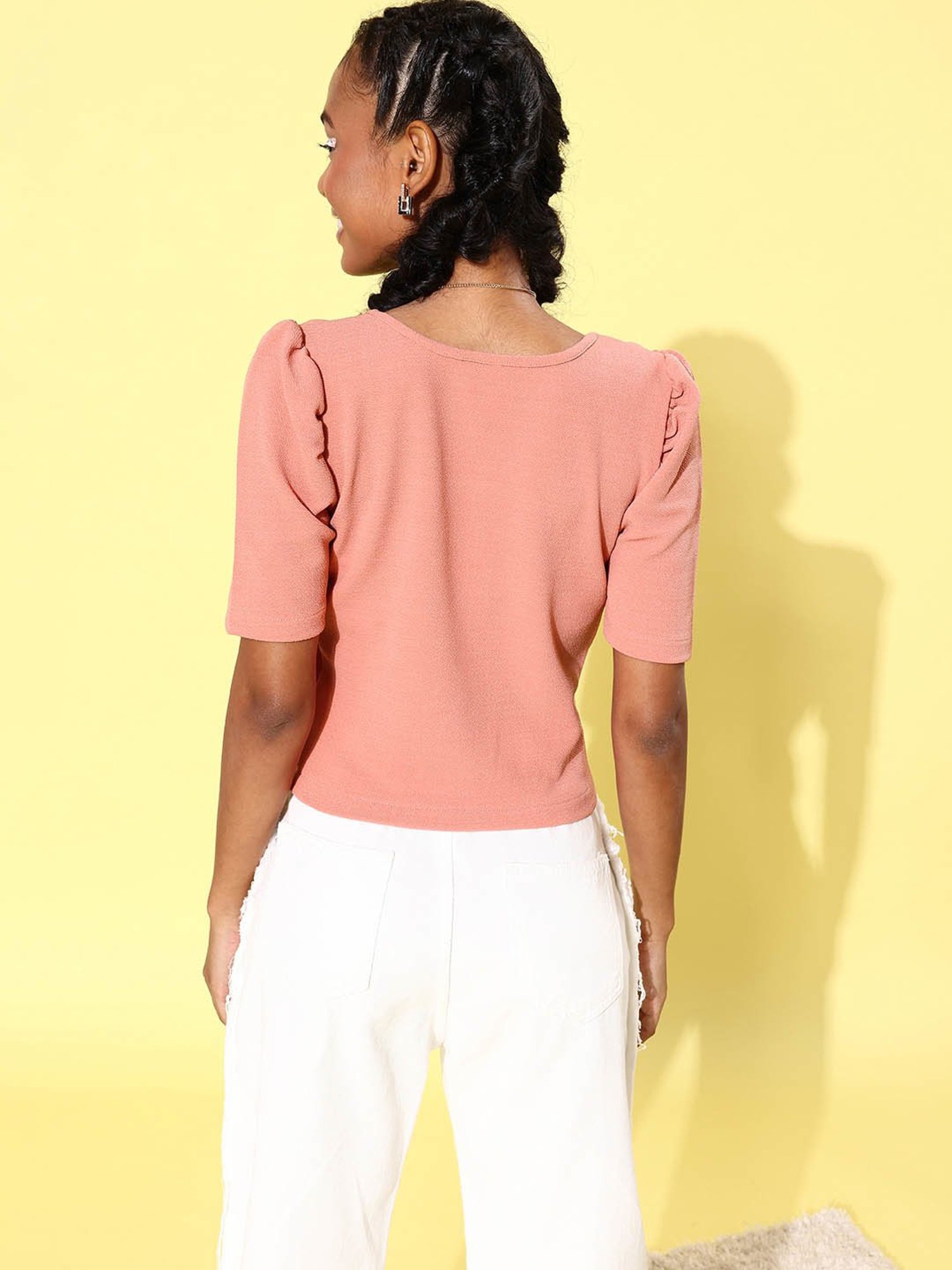 StyleStone Pink Short Sleeve Top