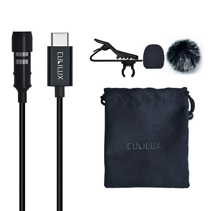 USB Type C Lavalier Microphone for 20182019 iPad Pro MacBook Clip On Lapel MIC for Recording Interviewing External MIC for Pixel 4 3 2 XL Samsung Galaxy Note 10 S10 Moto Z4 Z3 and More