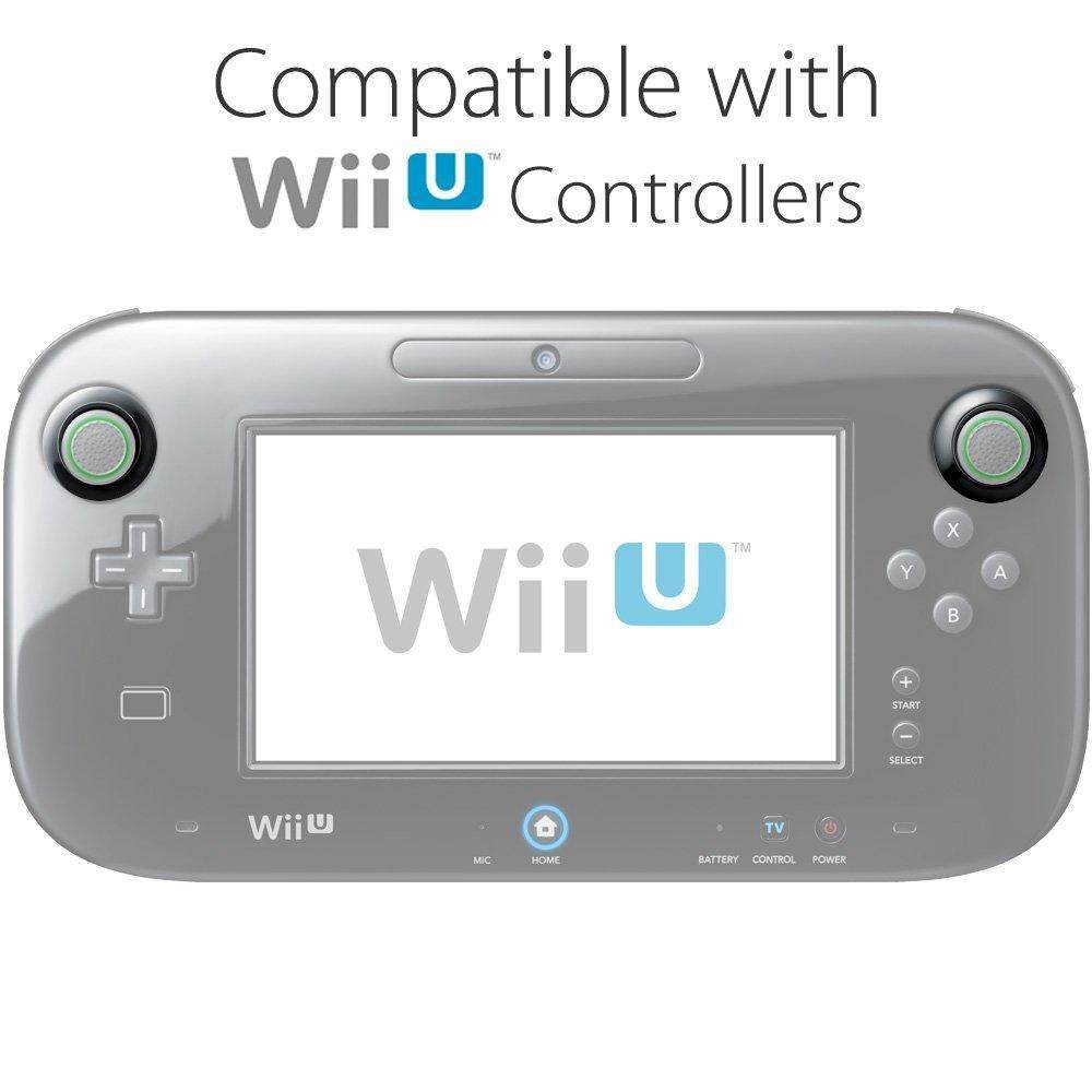 fosmon [set of 8] analog stick joystick controller performance thumb grips for ps4 | ps3 | xbox one, one x, one s, 360 | wii u