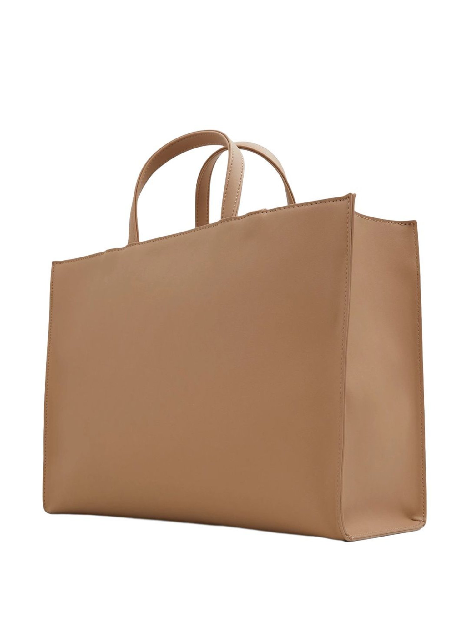 Call It Spring Beige Textured Large Tote Handbag
