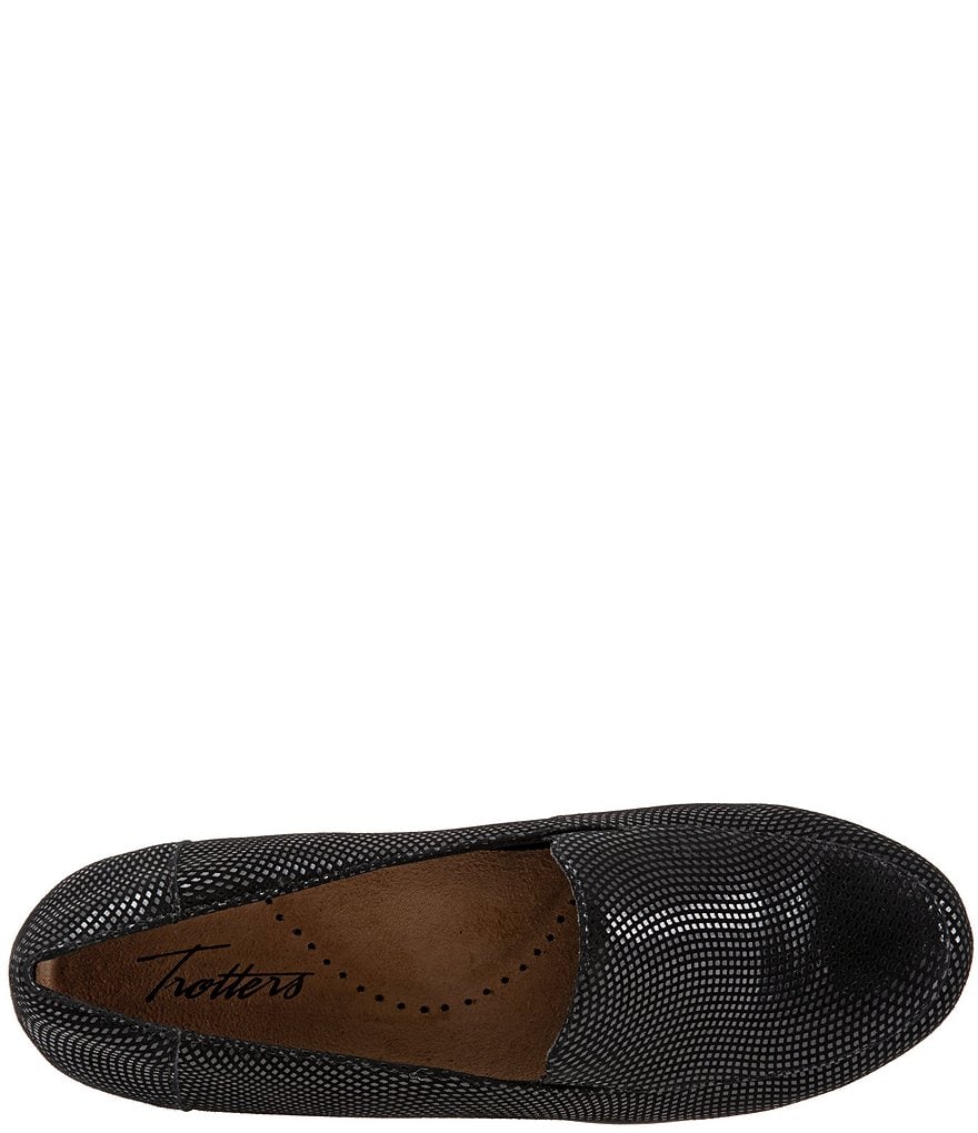Trotters Deanna Mini Dots Leather Slip-On Loafers