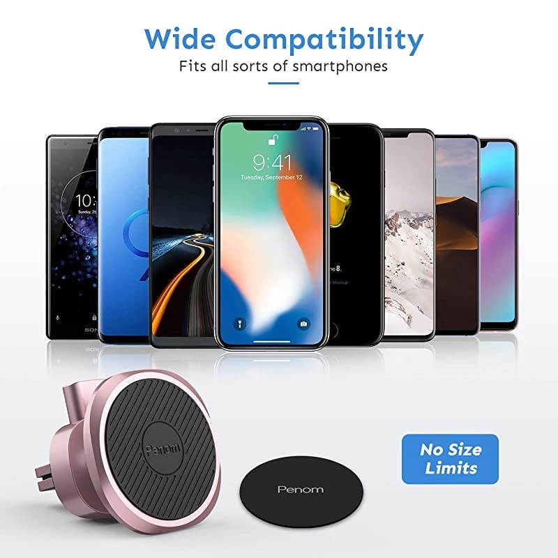 Magnetic Car Phone Mount,  Cell Phone Holder for Car, Universal Magnetic Phone Car Mount for Most Smart Phone