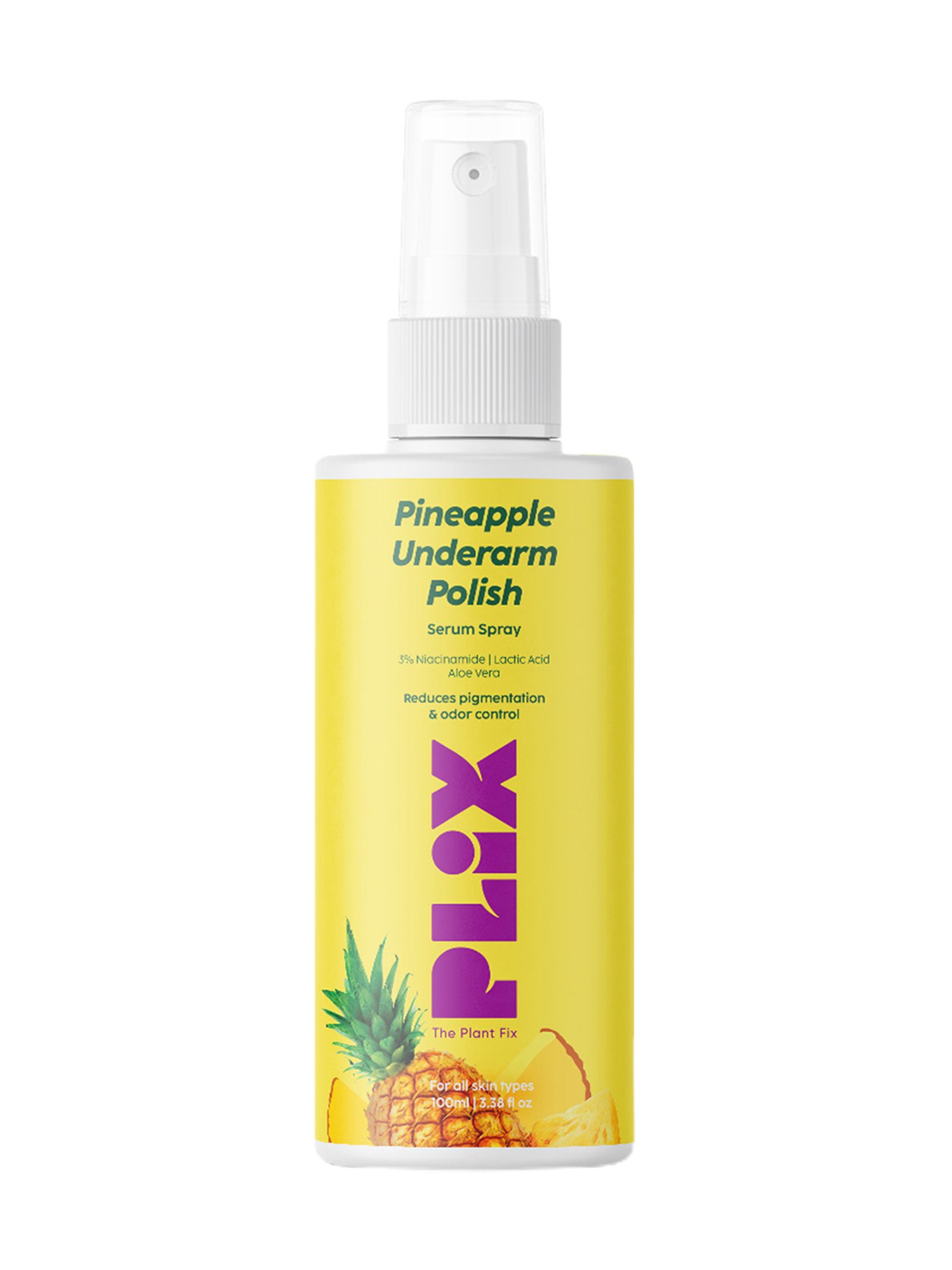 PLIX THE PLANT FIX Pineapple Underarm Polish Serum Spray - 100 ml