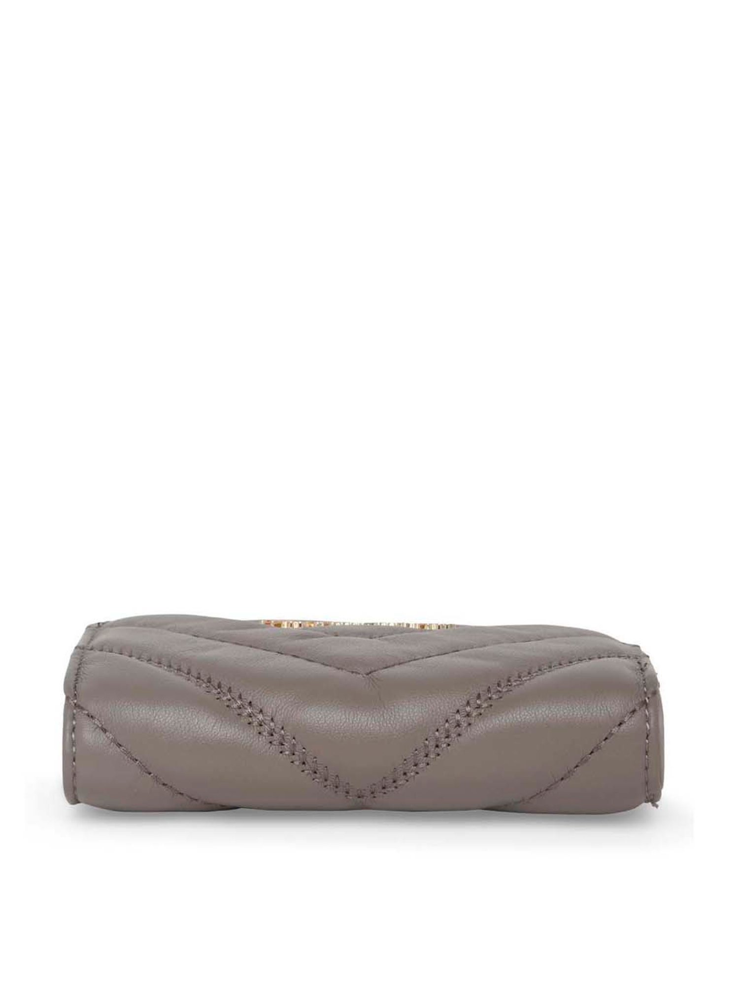 Marina Galanti Grey Textured Bi-Fold Wallet for Women