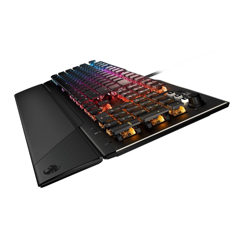 ROCCAT Vulcan 121 Aimo PC Gaming Keyboard Red Titan Switch - Black