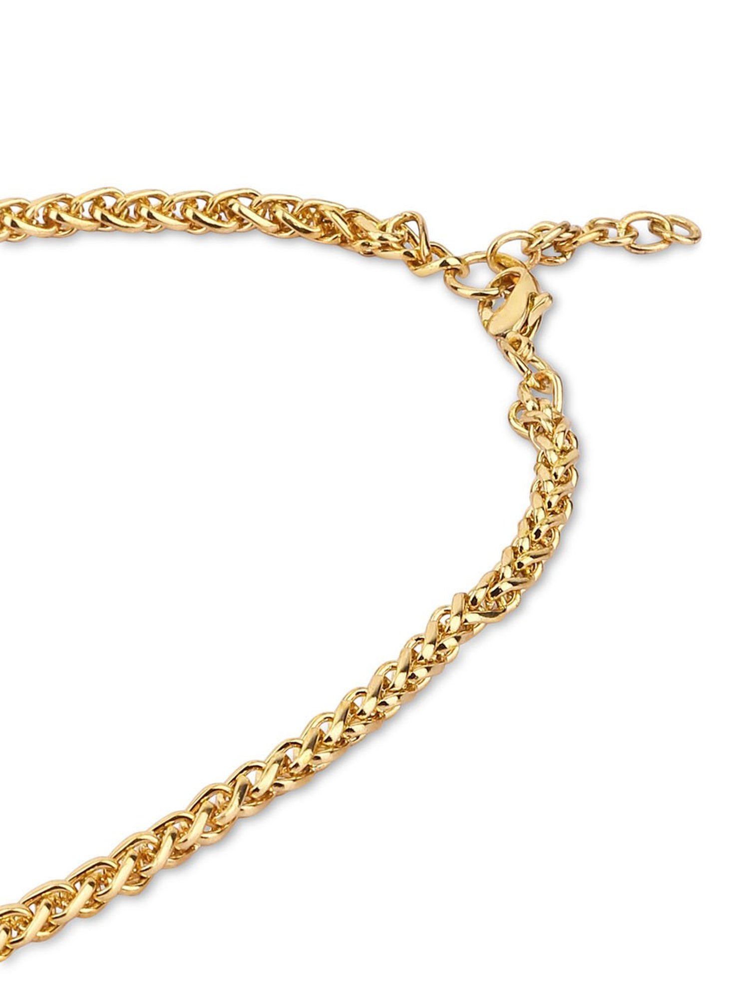 The Bro Code Gold-Plated Rope Necklace For Men
