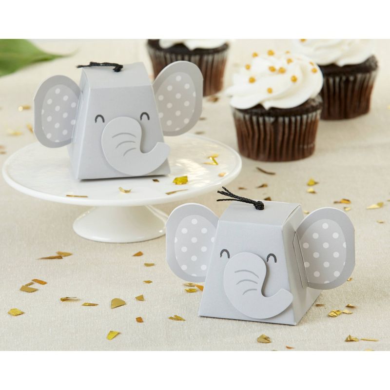 12ct Elephant Favor Box