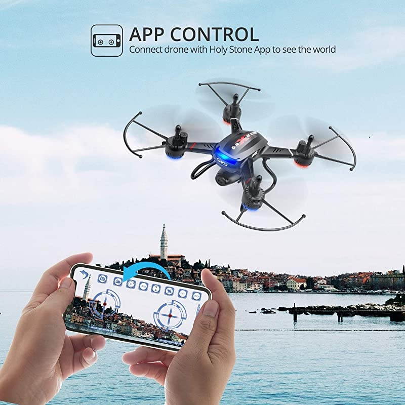F181W 1080P WiFi FPV Drone with WideAngle HD Camera Live Video RC Quadcopter with Altitude Hold Gravity Sensor Function RTF and Easy to Fly for Beginner amp Kids 2 Batteries Included
