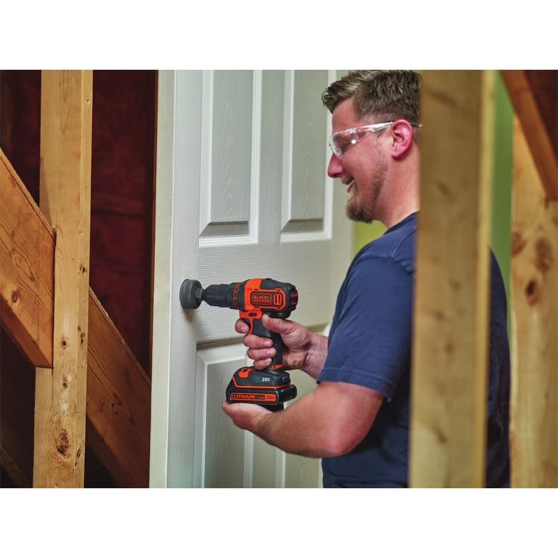 Black & Decker BDCDD220C 20V MAX Lithium-Ion 2-Speed 3/8 in. Cordless Drill Driver Kit (1.5 Ah)