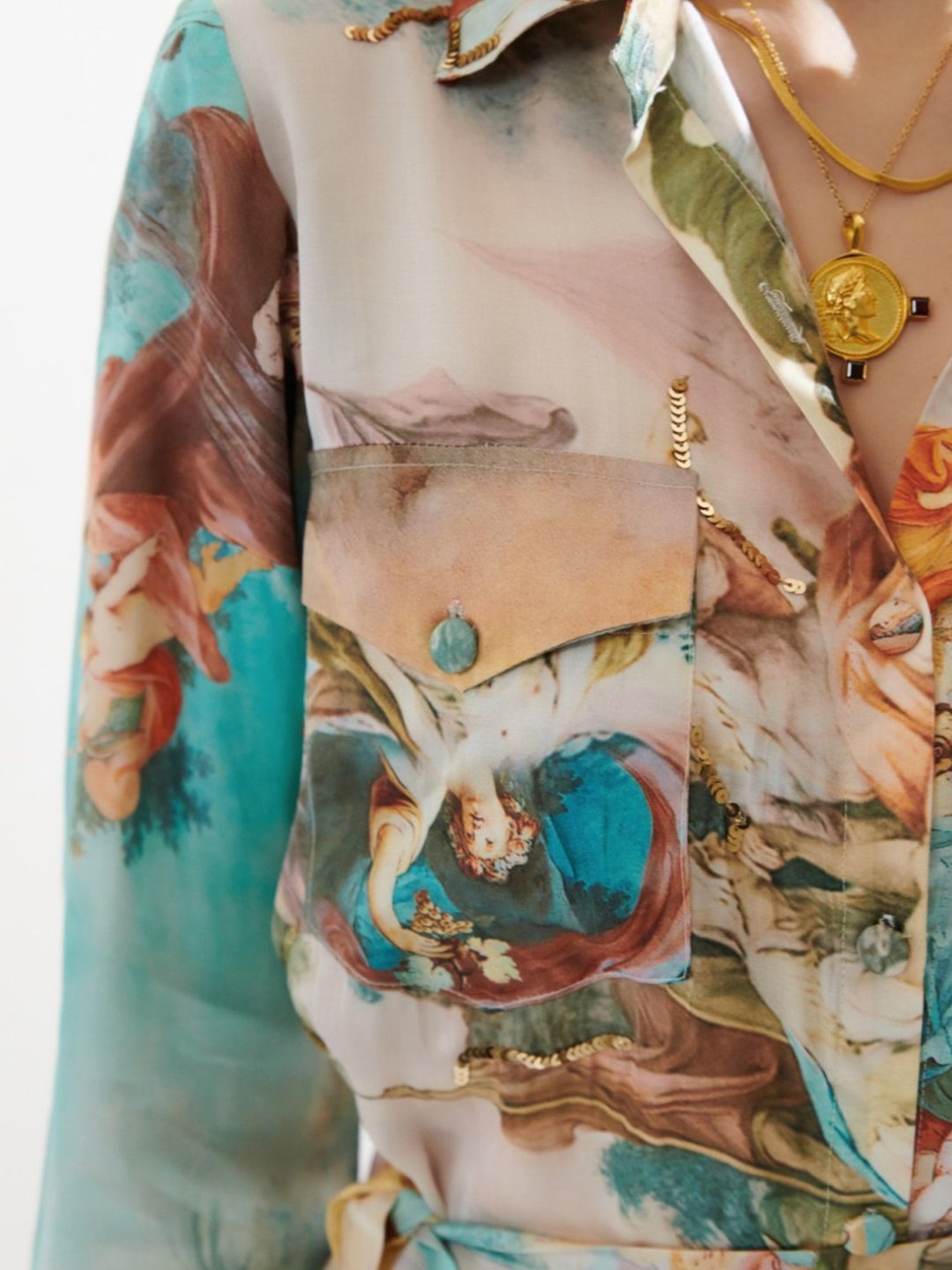 Cin Cin Multicolor Hodophilia Russ Shirt With Pant