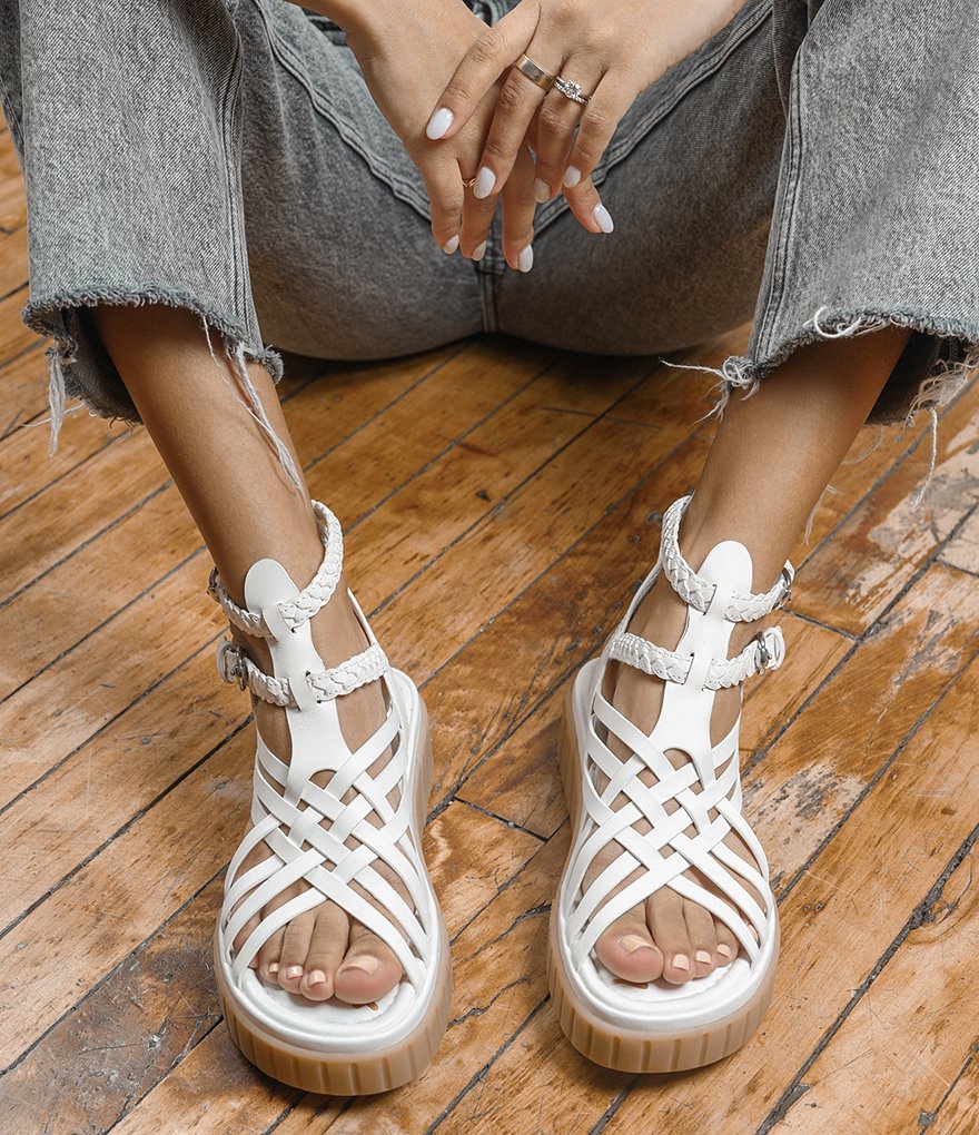 Sam Edelman Geana Leather Gladiator Sandals