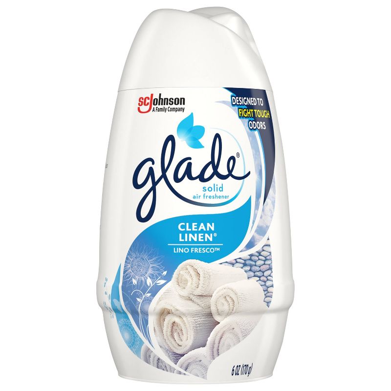 Glade Clean Linen Solid Air Freshener - 6oz