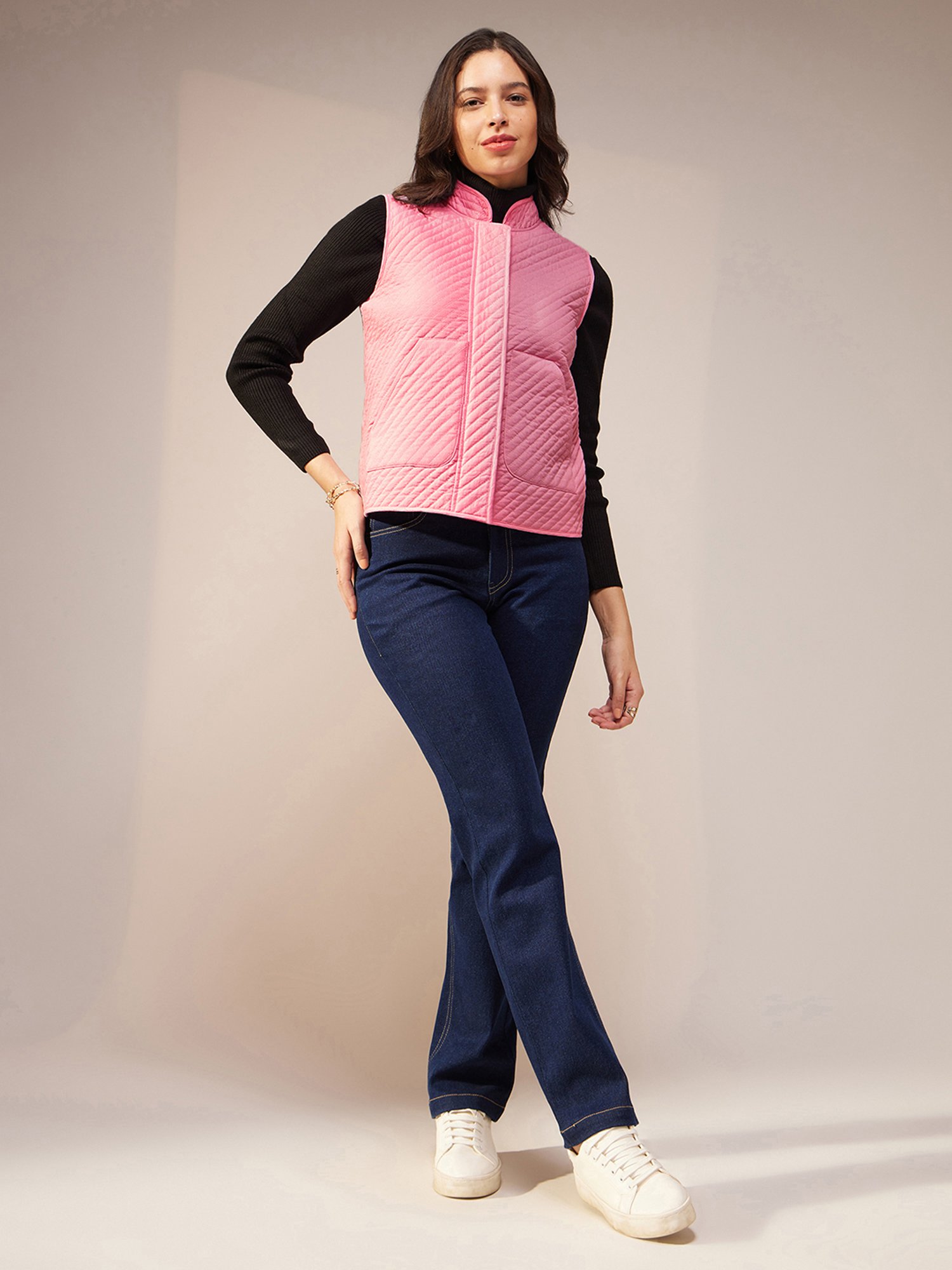 Pink Fort Pink Quilted Jacket