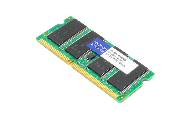 AddOn JEDEC Standard 8GB DDR4-2400MHz Unbuffered Single Rank x8 1.2V 260-pin CL15 SODIMM