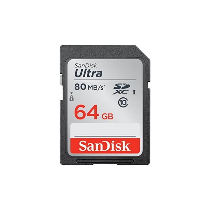 Ultra SDXC 64GB 80MB/S C10 Flash Memory Card (SDSDUNC-064G-AN6IN)