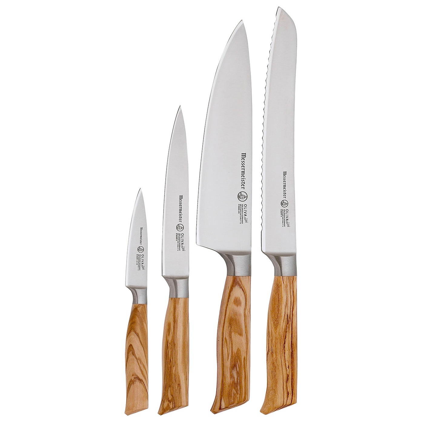 Messermeister Oliva Elite - 4Pc. Gourmet Knife Set