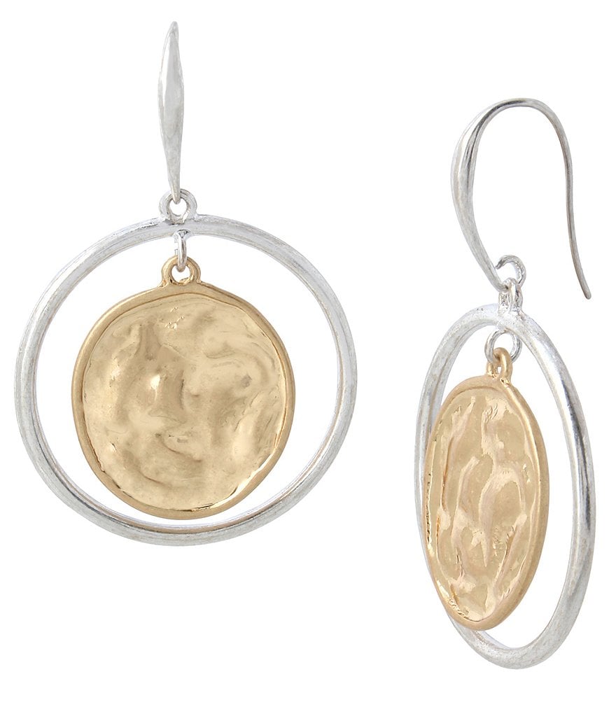 Robert Lee Morris Soho Coin Orbital Earrings