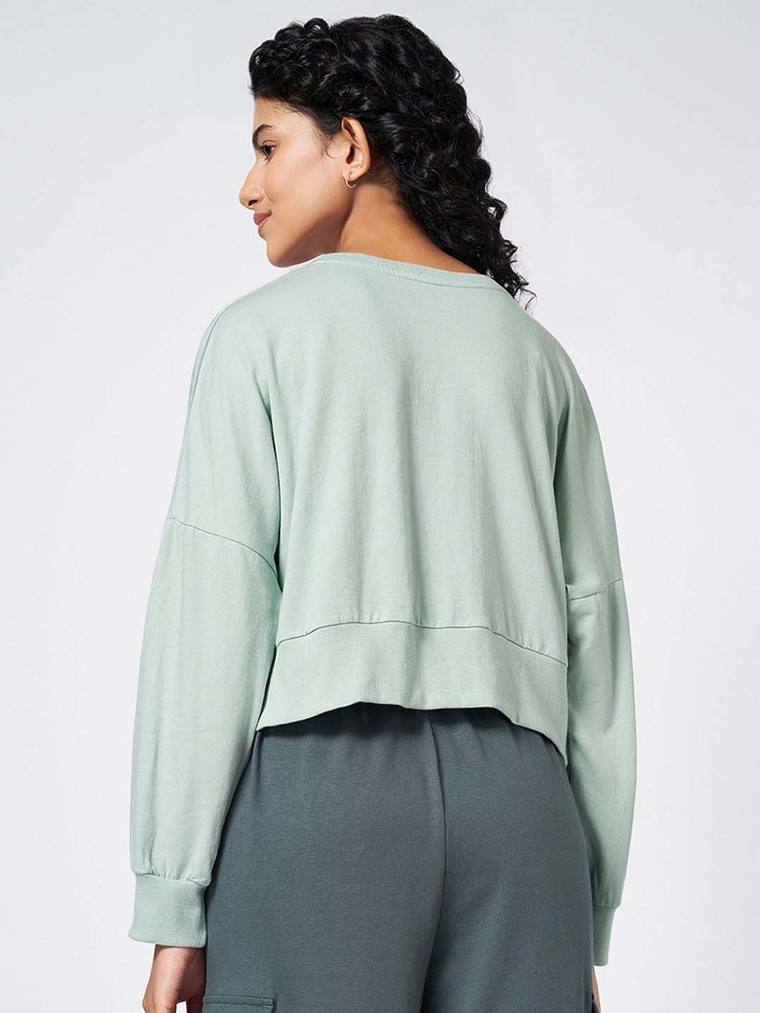 Ajile by Pantaloons Green Cotton Printed T-Shirt