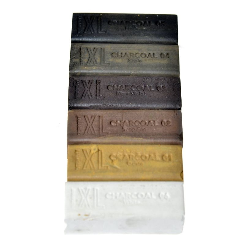 6ct XL Charcoal Blocks - Derwent