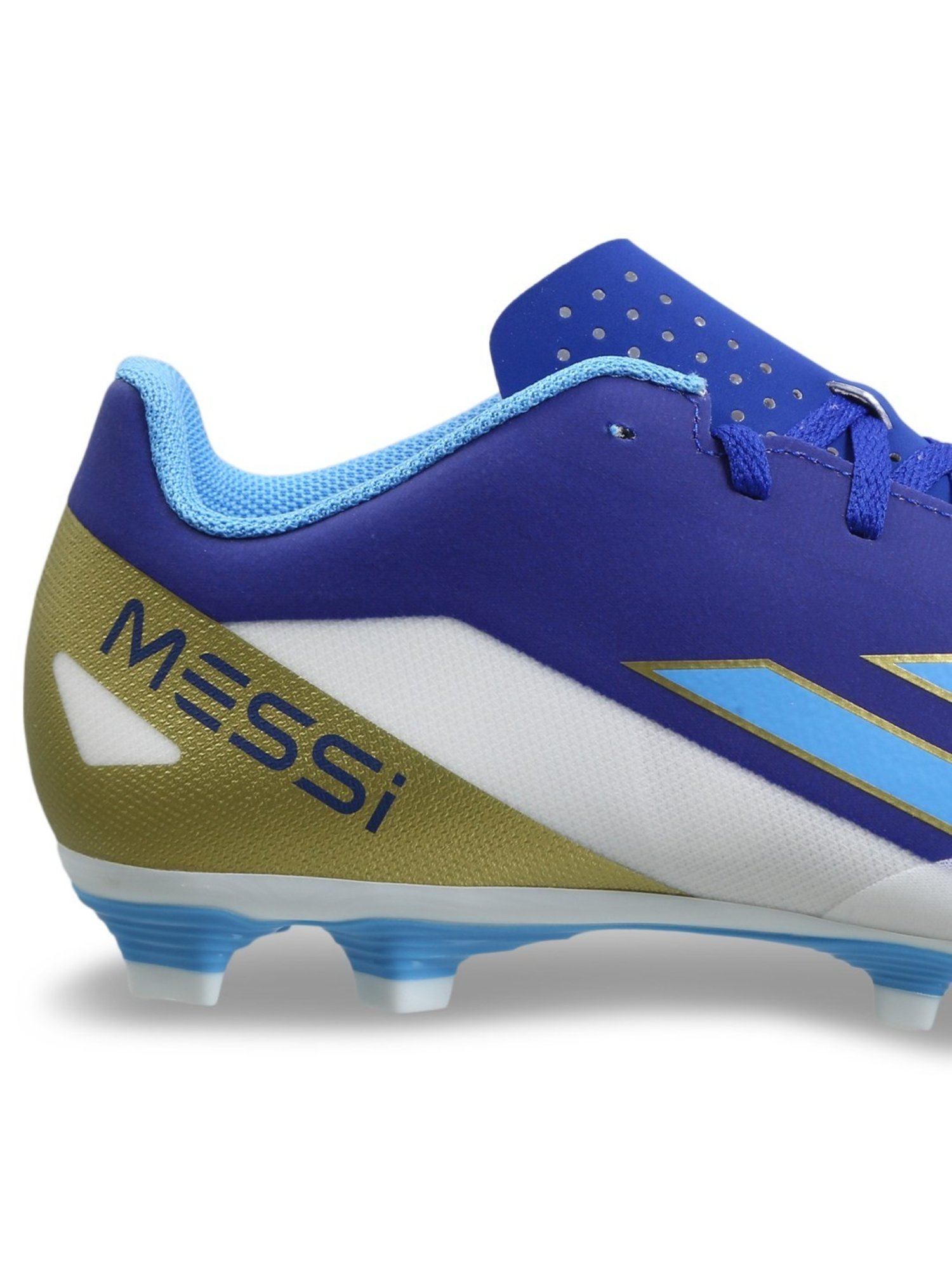 Adidas Men's CRAZYFAST CLUB FxG MESSI Blue Football Shoes