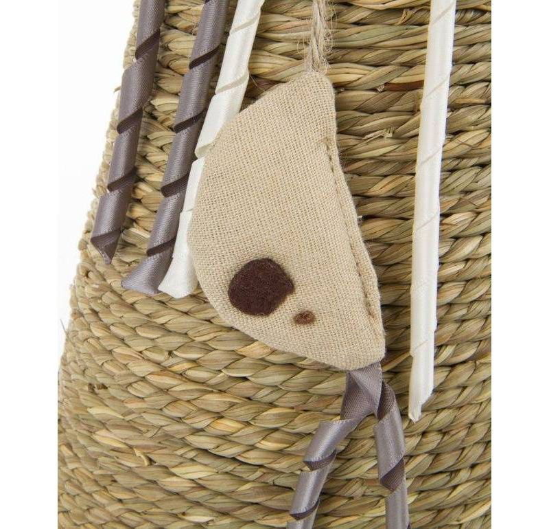 Petlinks Claw Cone Seagrass Cat Scratcher - Tan