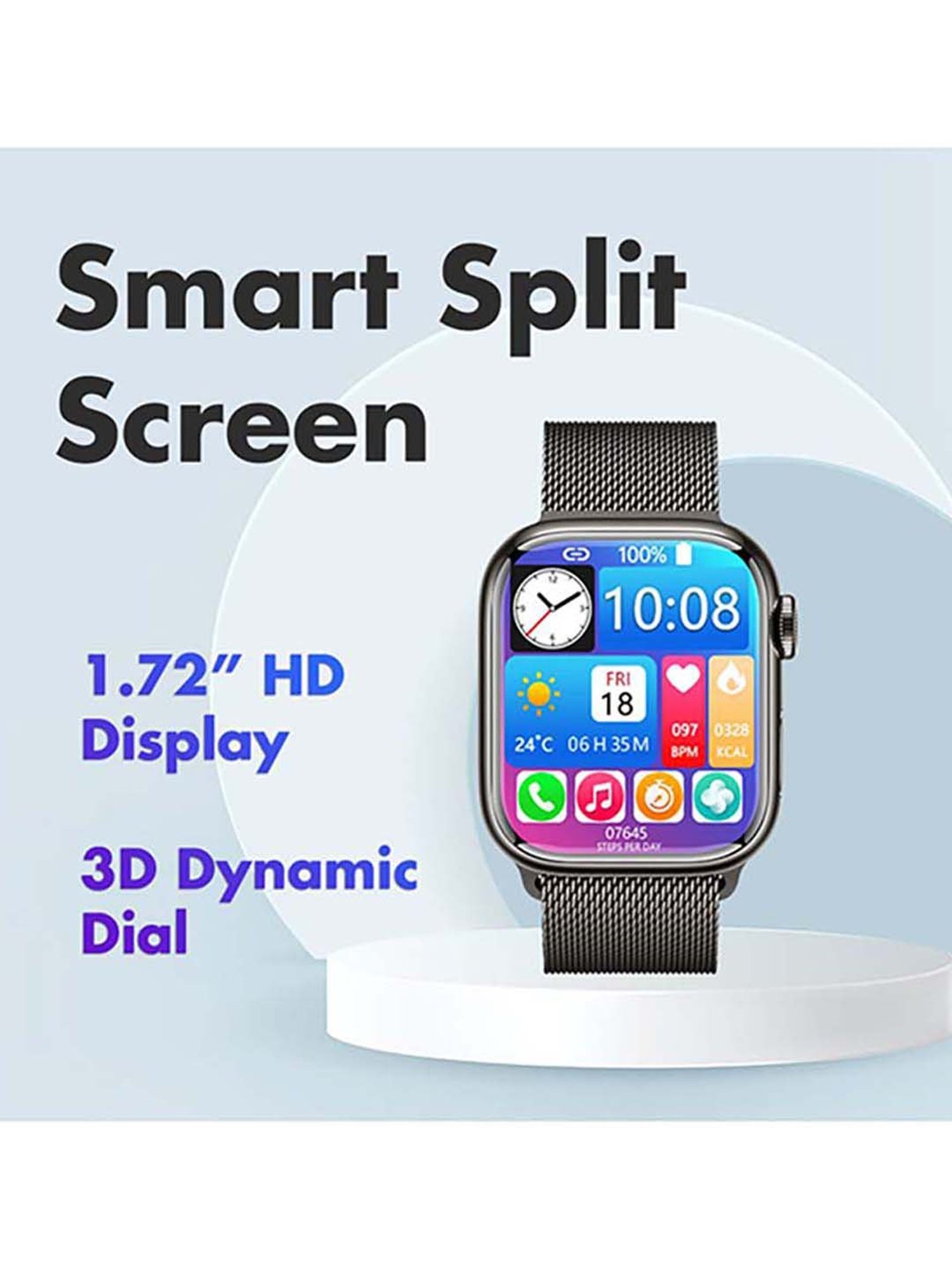 I KALL W4 Smart Watch (Black)