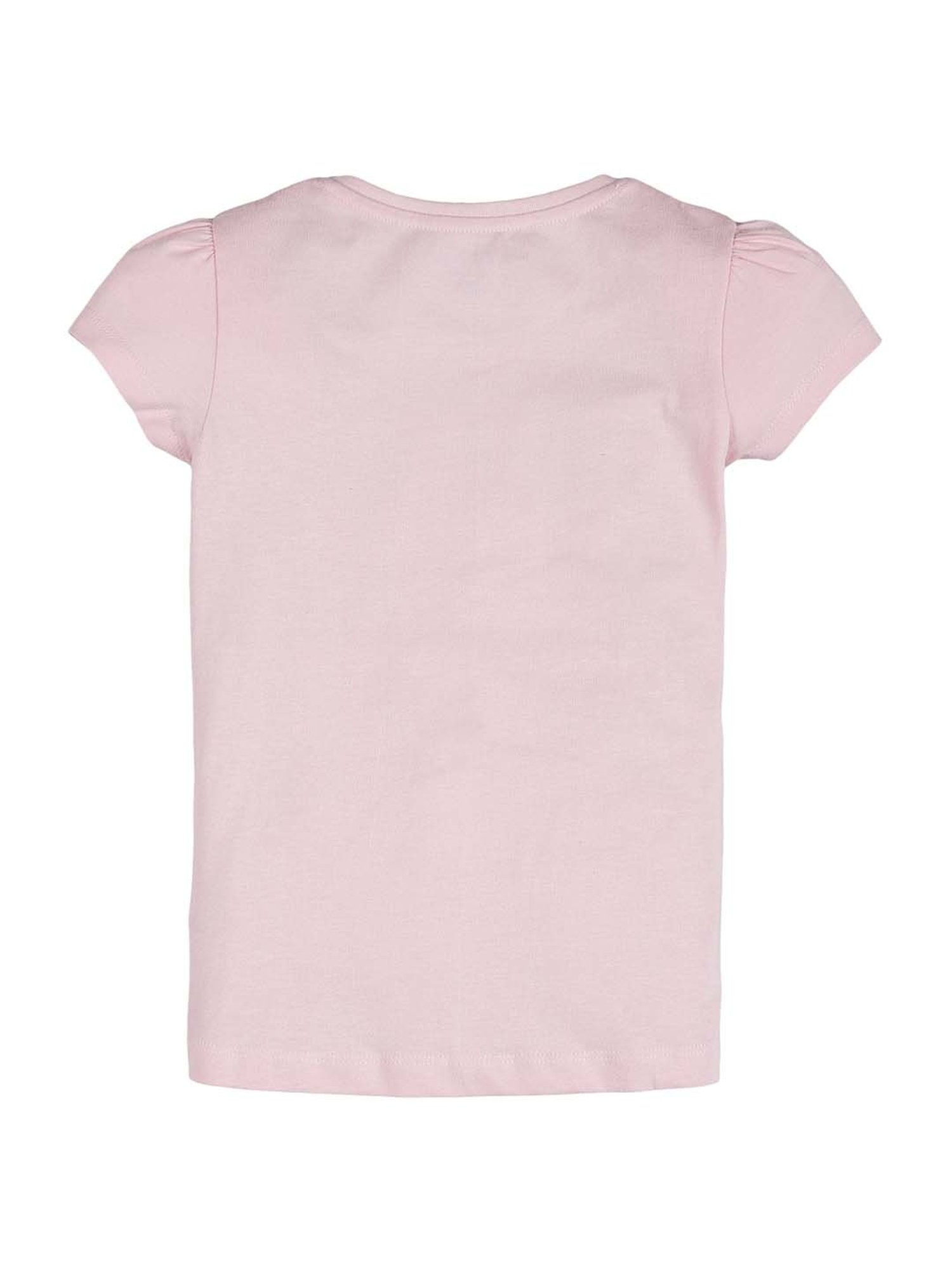 Plum Tree Kids Pink & Black Cotton Printed T-Shirts & Short Set