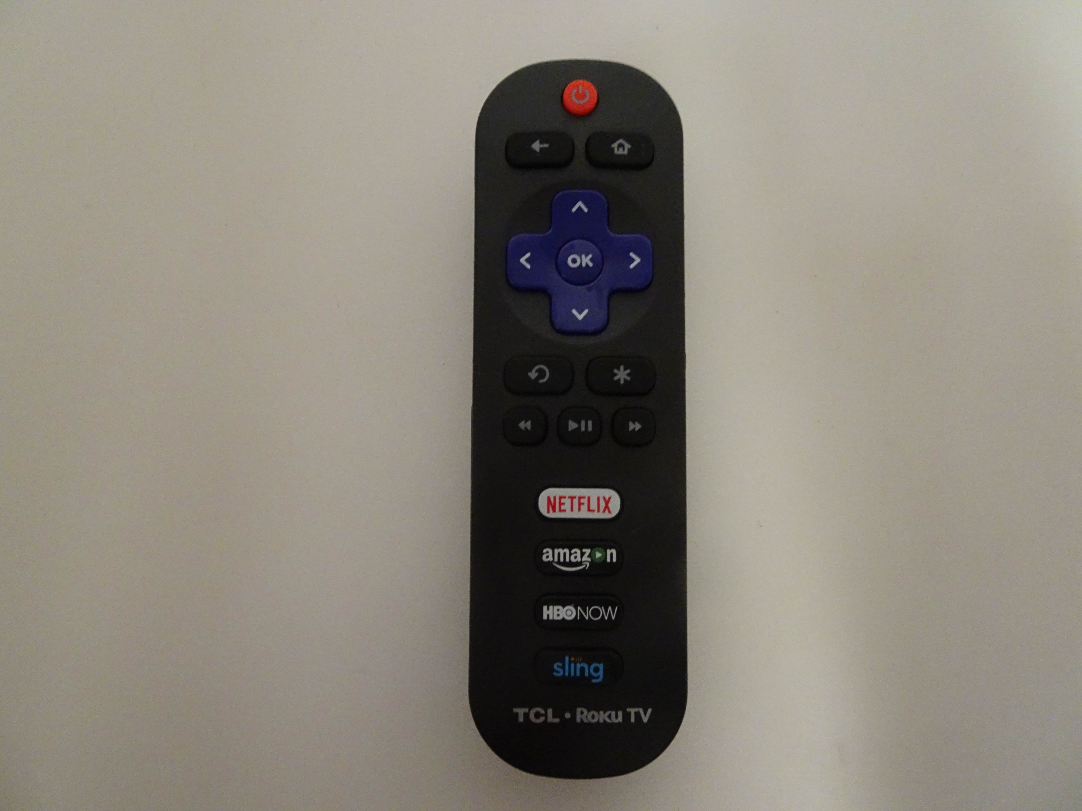 TCL Roku TV Remote DRC280 06-IRPT20-DRC280 NETFLIX AMAZON HBONOW SLING