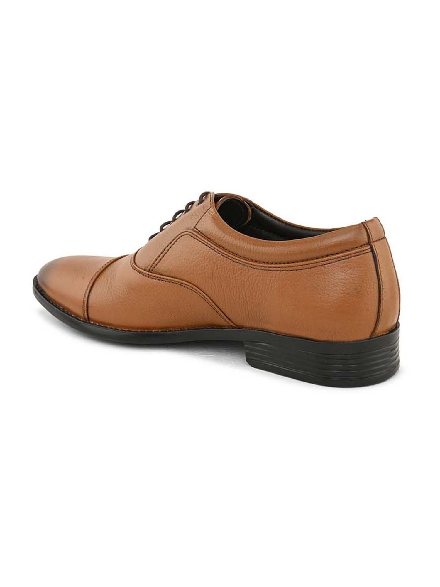 Pelle Albero Men's Tan Oxford Shoes