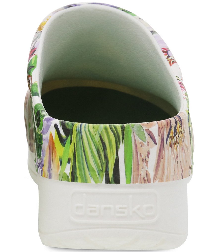 Dansko Kane Vintage Tropical Mule Clogs