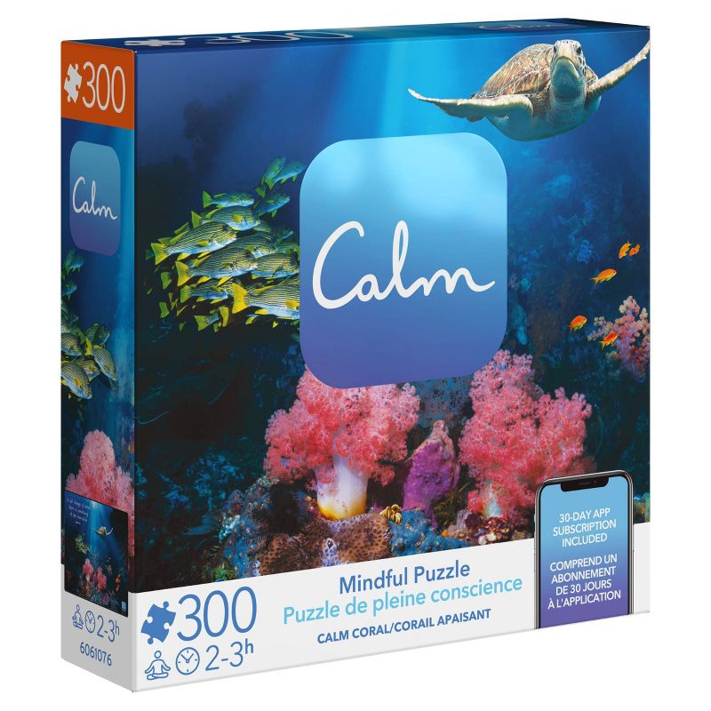 Spin Master Calm App: Calm Coral Jigsaw Puzzle - 300pc