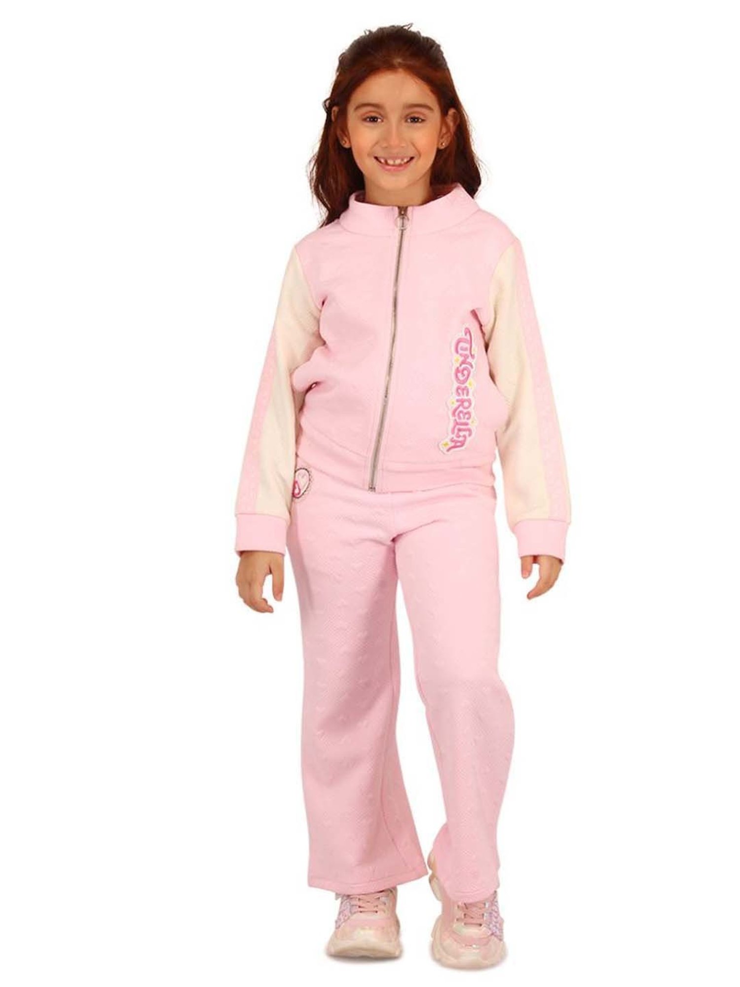 Akkriti by Pantaloons Kids Red & Cream Embroidered Kurta Set