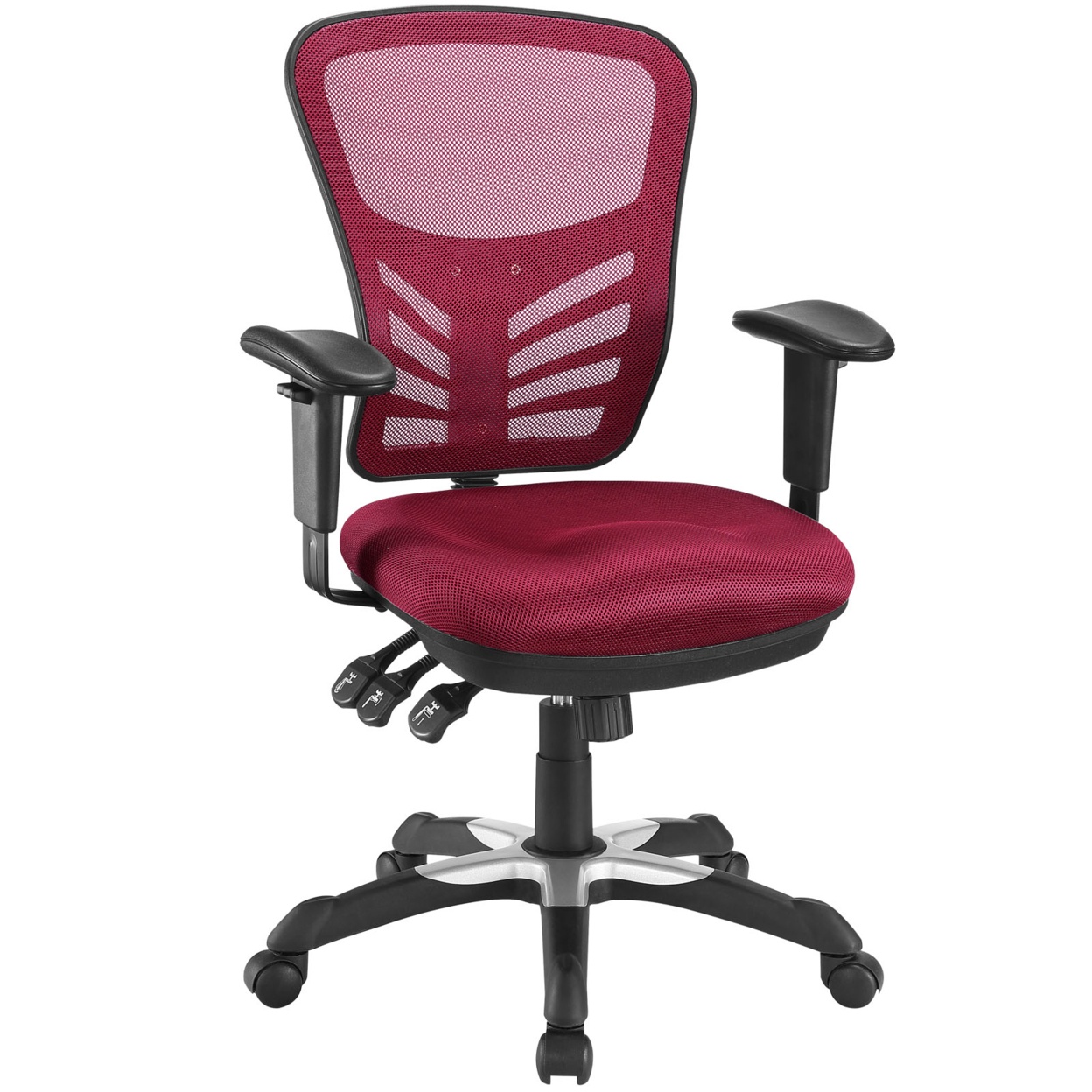 Articulate Mesh Office Chair in Red