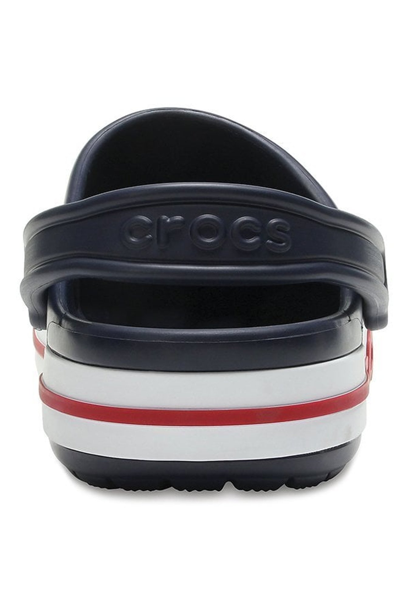 Crocs Unisex Bayaband Navy & Pepper Back Strap Clogs