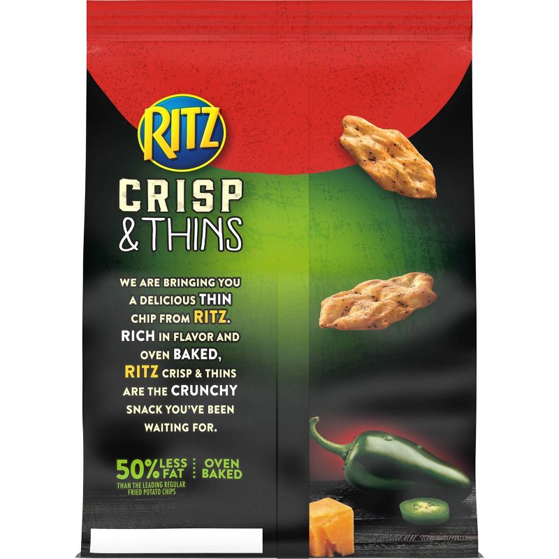 Ritz Crisp & Thins Jalapeno Potato Chips - 7.1oz